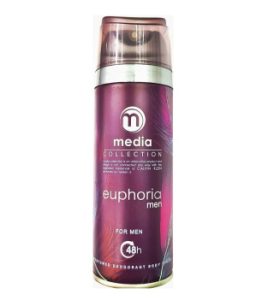 اسپری خوشبو کننده بدن مردانه مدیا طرح جدید مدل Euphoria حجم 200میلی لیتر