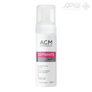 فوم شستشو روشن کننده ای سی ام DEPIWHITE مناسب صورت و گردن حجم 200 میل